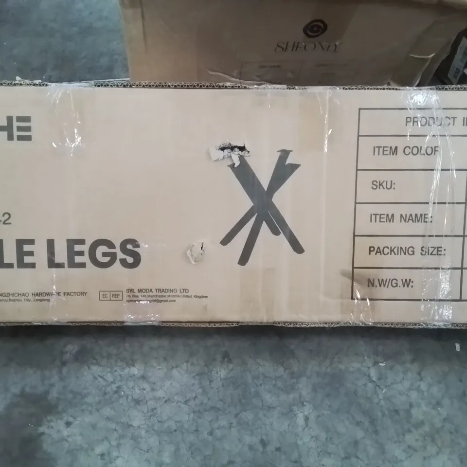 BOXED DARPHE TABLE LEGS