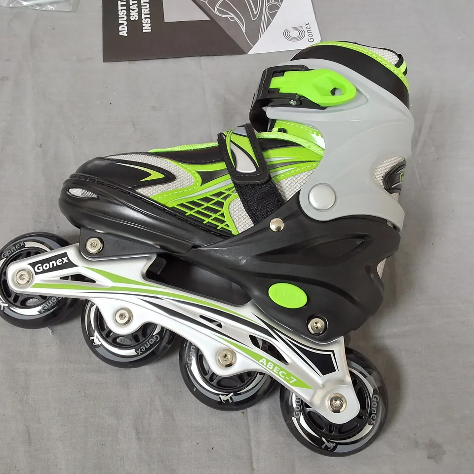 BOXED GOMEX ONLINE SKATES IN GREEN/BLACK - UK 13 - 3