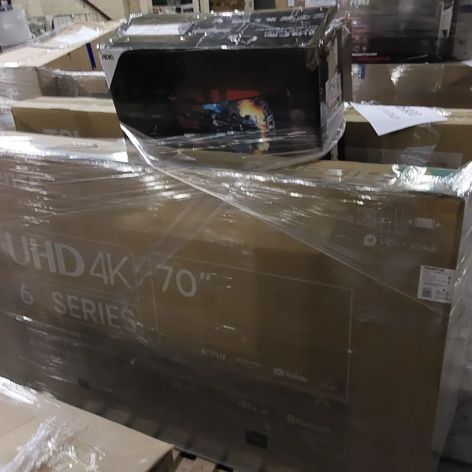 PALLET OF APPROXIMATELY 5 ASSORTED TELEVISIONS TO INCLUDE 