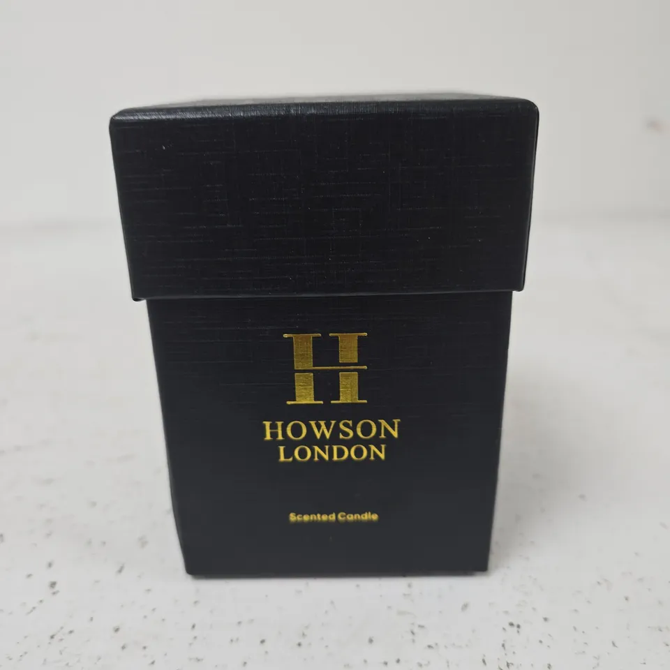 HOWSON LONDON SCENTED CANDLE IN BLACK PRESENTATION BOX