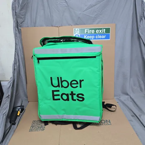 UBER EATS INSULATED DELIVERY BACKPACK β GREEN WITH REFLECTIVE TRIM