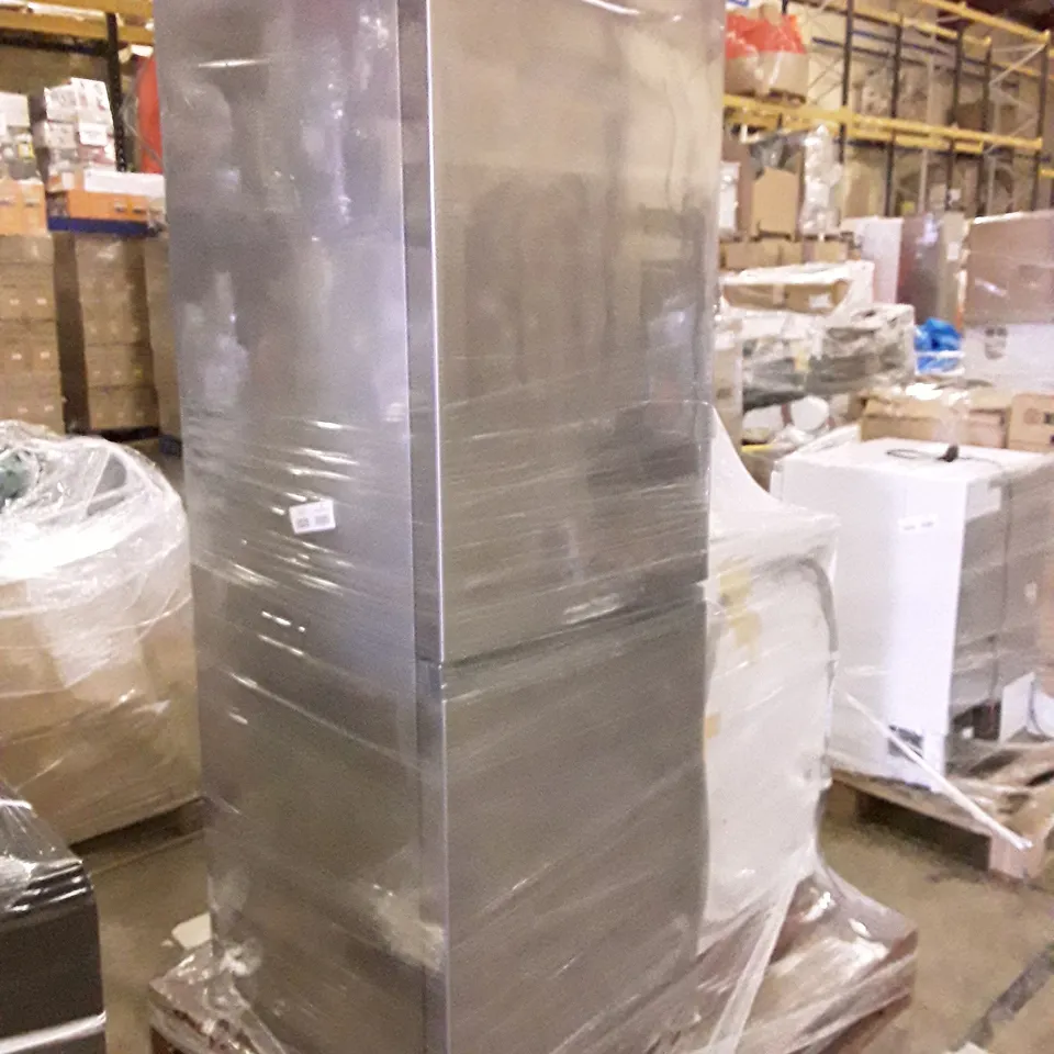 INDESIT FREESTANDING WASHING MACHINE AND HAIER FREESTANDING FRIDGE FREEZER SILVER