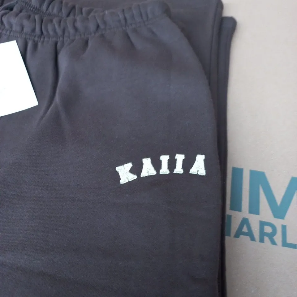KAIA SLOGAN WIDE LEG JOGGERS –UK 16