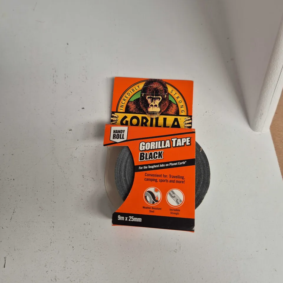 TOTE OF APPROXIMATELY 12 ASSORTED ITEMS TO INCLUDE: GORILLA TAPE 