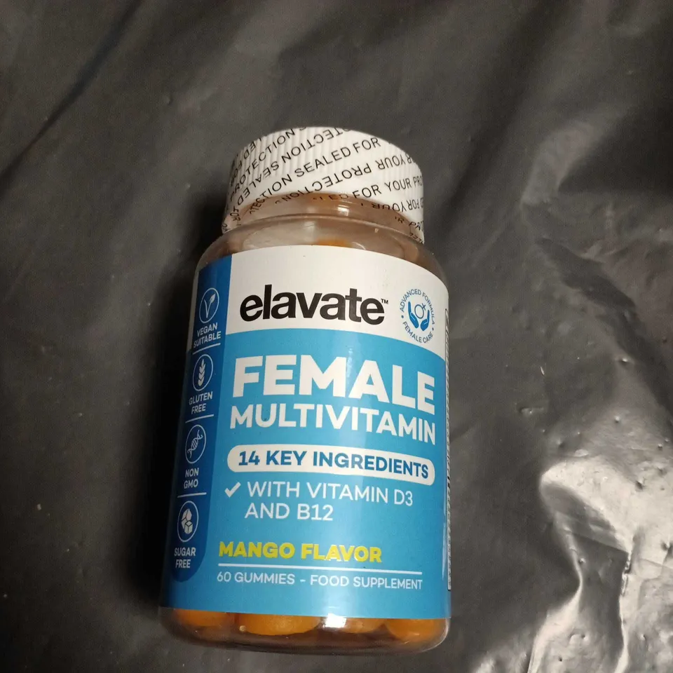 APPROXIMATELY 20 ASSORTED VITAMIN AND SUPPLEMENT ITEMS INCLUDING ELAVATE FEMLE MULTIVITAMIN , VITABIOTICS JOINTCARE AND NOW OMEGA 3-6-9 