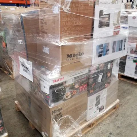 PALLET OF APPROXIMATELY 23 UNPROCESSED RAW RETURN HOUSEHOLD AND ELECTRICAL GOODS TO INCLUDE;