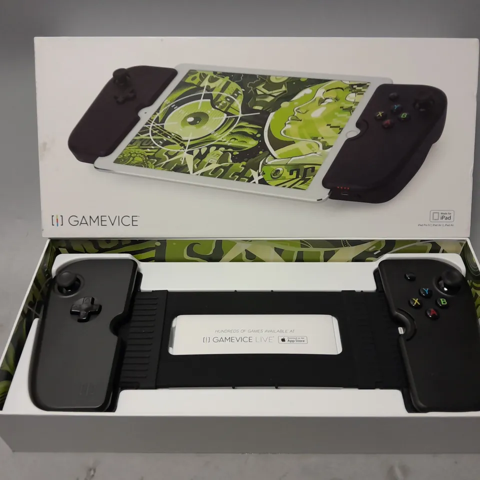 5 BOXED GAMEVICE - GV150 CONTROLLER FOR APPLE IPAD, IPAD PRO 9.7-INCH, AIR AND AIR II - BLACK