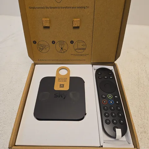 SKY STREAM TV PUCK BOX