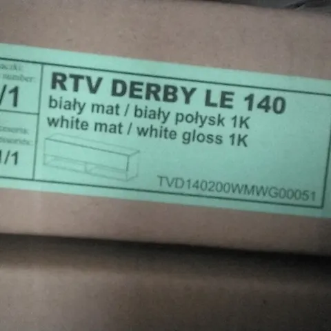 BOXED VIVALDI TV UNIT WHITE 