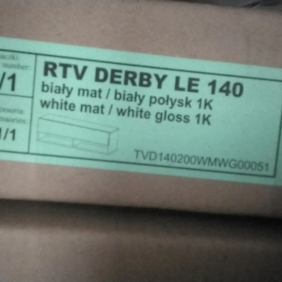 BOXED VIVALDI TV UNIT WHITE 