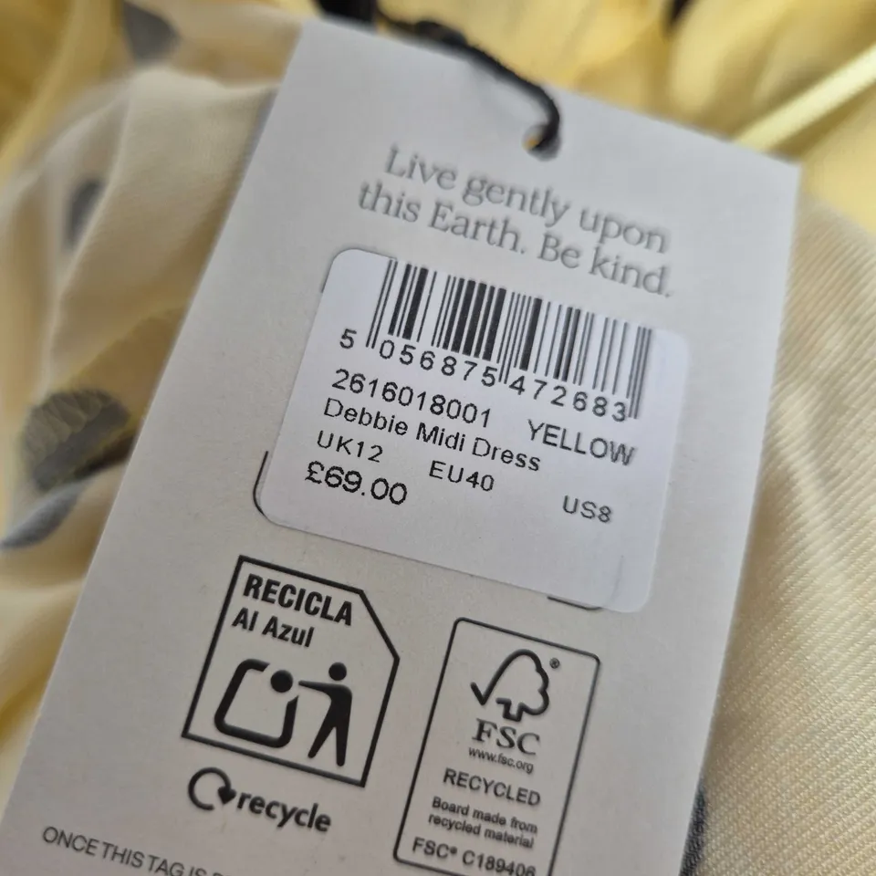 NOBODYS CHILD DEBBIE MIDI DRESS – UK 12