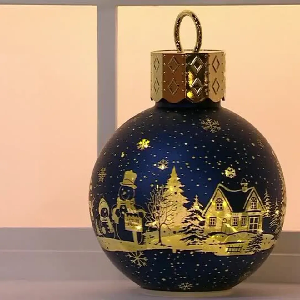 HOME STORIES BAUBLE CHRISTMAS SCENE