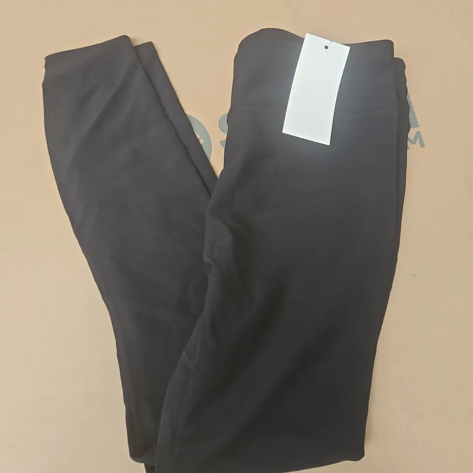 REASN THE SCULPT HIGH WAIST LEGGINGS IN CORE BLACK - UK 14
