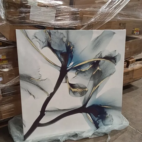 INDIGO LUSTER CYCLAMEN 2 BY ALBERT KOETSIER - CANVAS PRINTED ART 