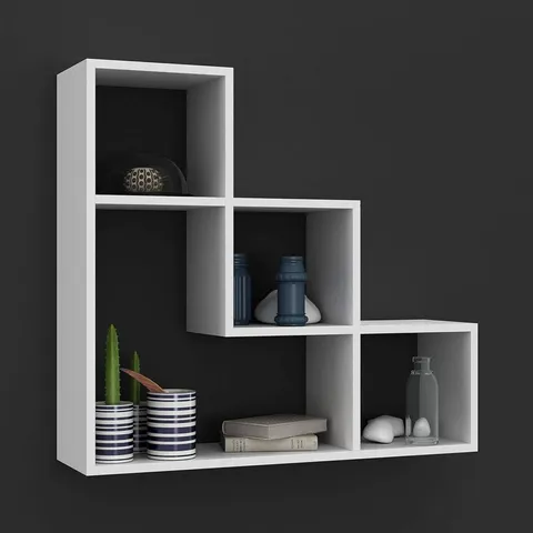 BOXED BONITA 4 PIECE FLOATING SHELF