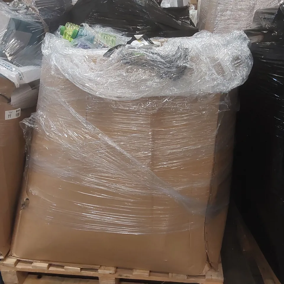 PALLET CONTAINING A VERY LARGE QUANTITY OF ASSORTED ITEMS INCLUDING: DE-ICER, BUBBLZ SOLUTION, CAR SHAMPOO ECT