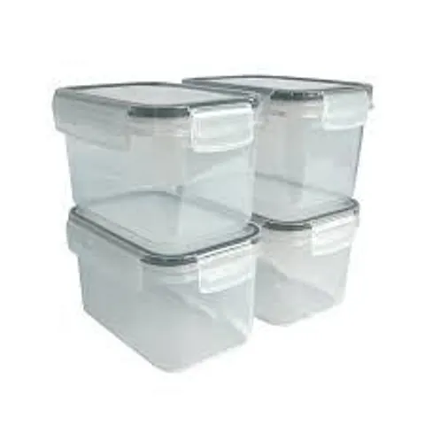 BOXED OYPLA 14PC AIRTIGHT REUSABLE PLASTIC KITCHEN FOOD STORAGE CONTAINER ORGANISER SET