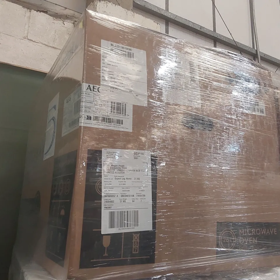 AEG OB6SM261UB 60CM BUILT IN MICROWAVE FOR TALL HOUSING – BLACK RRP £384