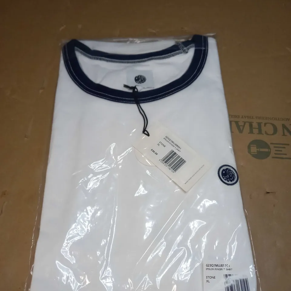 PRETTY GREEN EPSILON RINGER T-SHIRT SIZE XL