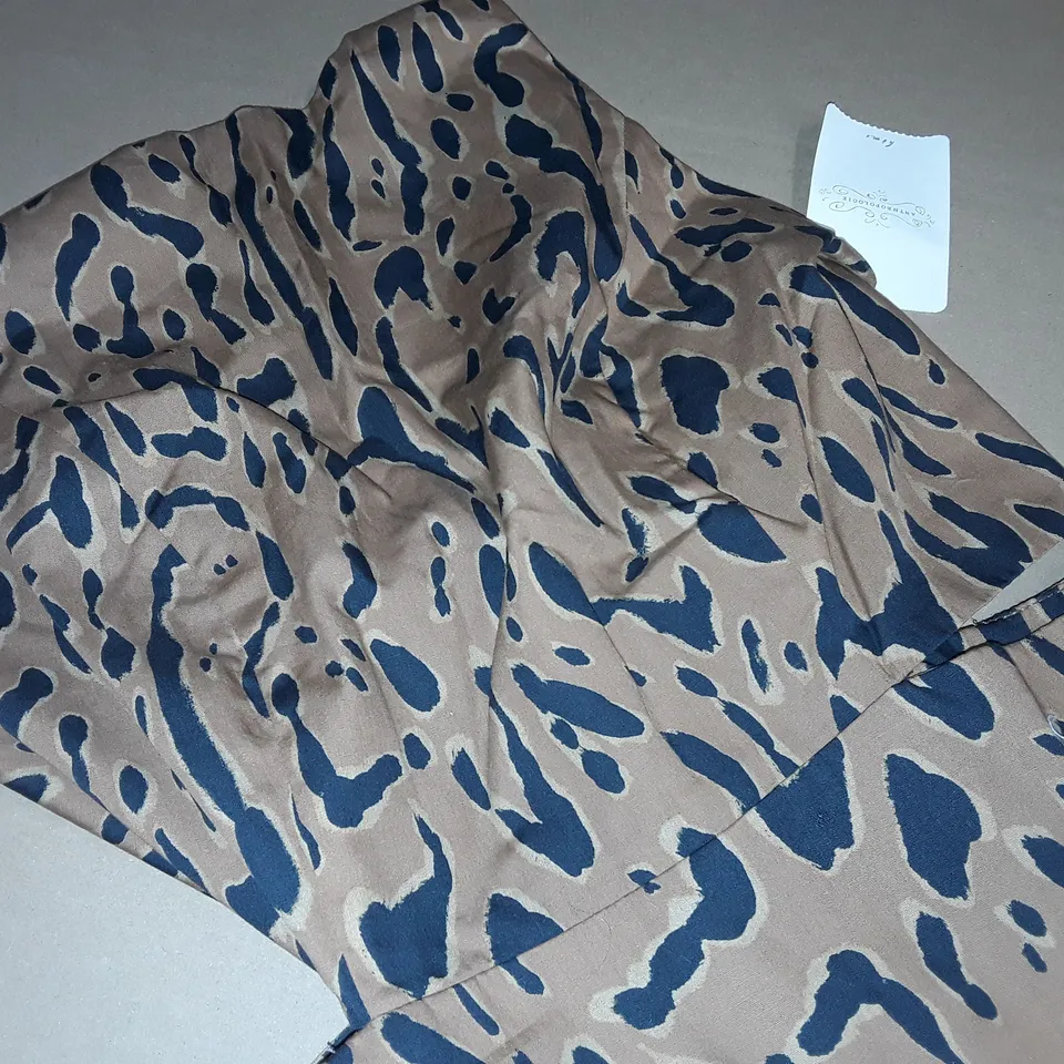 ANTHROPOLGIE ANIMAL PRINT CUT OUT DRESS - UK 10