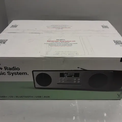 BOXED MAJORITY OAKINGTON DAB+ RADIO MUSIC SYSTEM