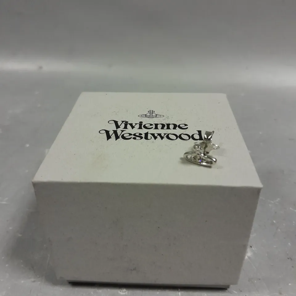 VIVIENNE WESTWOOD NANO SOLITAIRE SINGLE STUD EARRING 