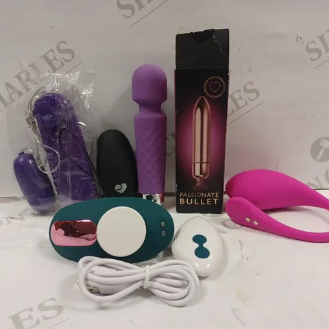BOX OF 6 ASSORTED MINI BULLETS AND VIBRATORS