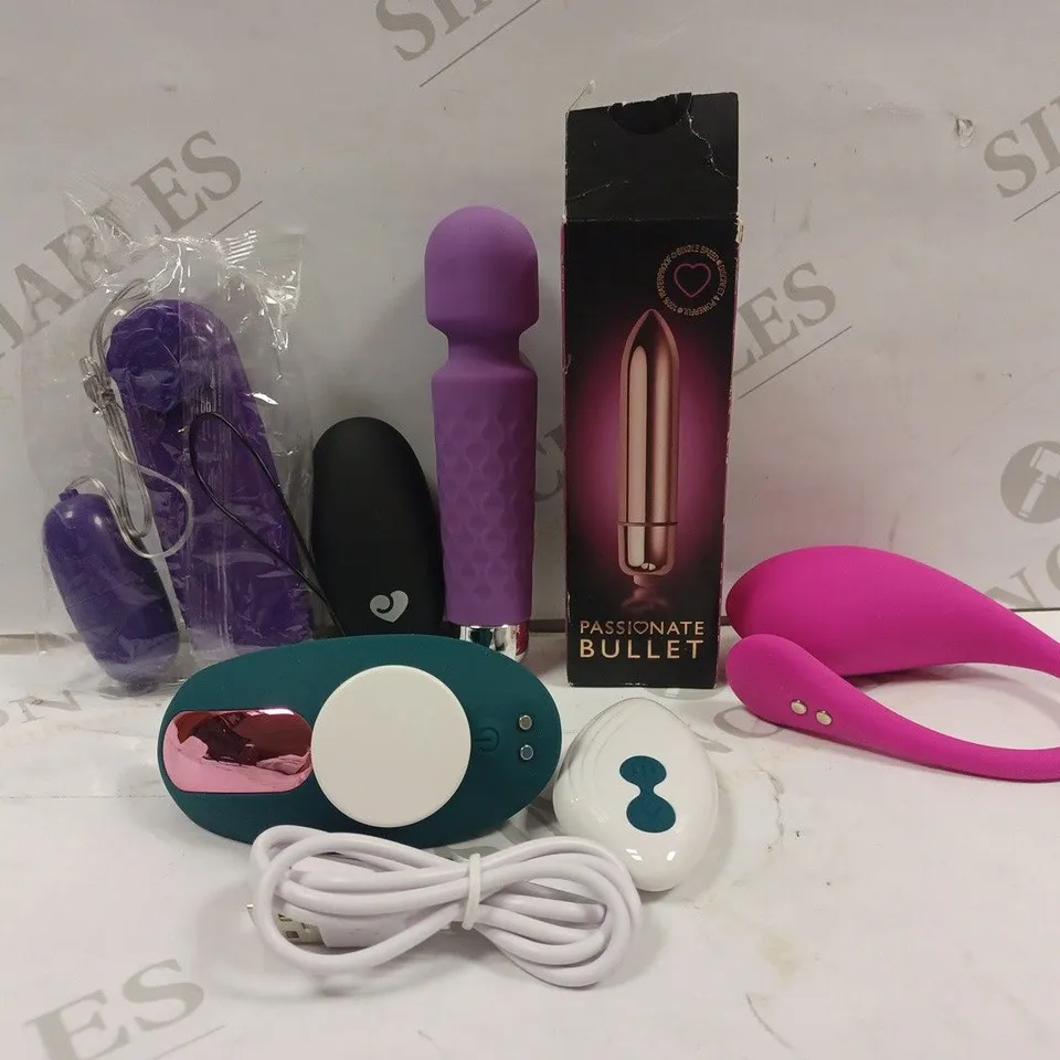 BOX OF 6 ASSORTED MINI BULLETS AND VIBRATORS 