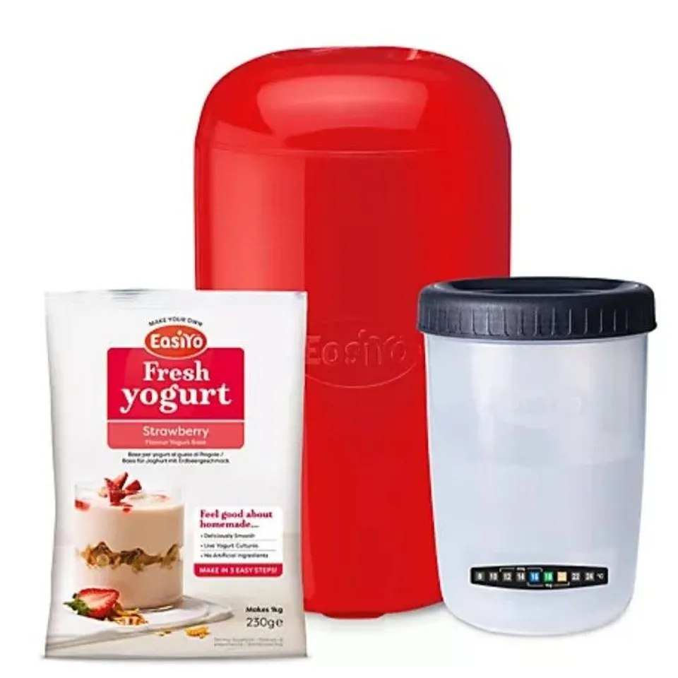 BOXED EASIYO YOGURT MAKER WITH YOGURT STORAGE JAR & EVERYDAY VANILLA SACHET