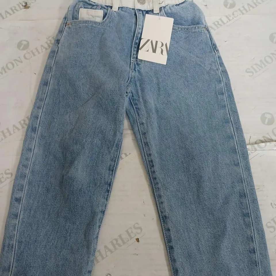 ZARA LIGHT DENIM KIDS JEANS - 6 YEARS