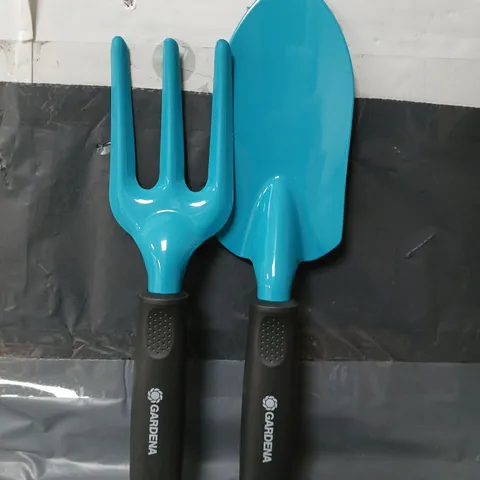 GARDENA HAND TROWEL & FORK