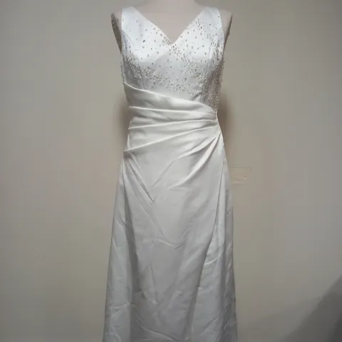 BERKETEX EMILY FOX HATTIE WHITE WEDDING DRESS - SIZE 14