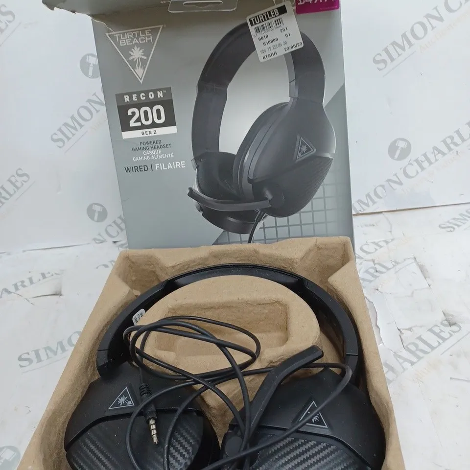 BOXED TURTLE BEACH RECON 200 GEN 2 WIRED GAMING HEADSET