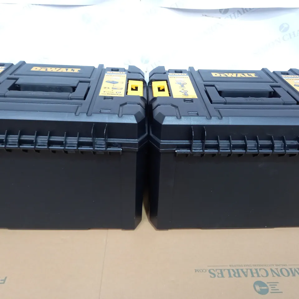 LOT OF 2 X DEWALT DCK2088P2 TOOL BOX (CASES ONLY)