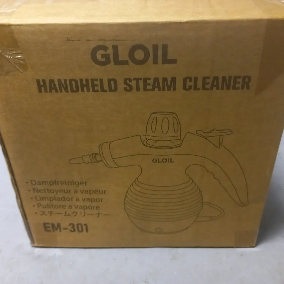 BOXED GLOIL HANDHELD STEAM CLEANER