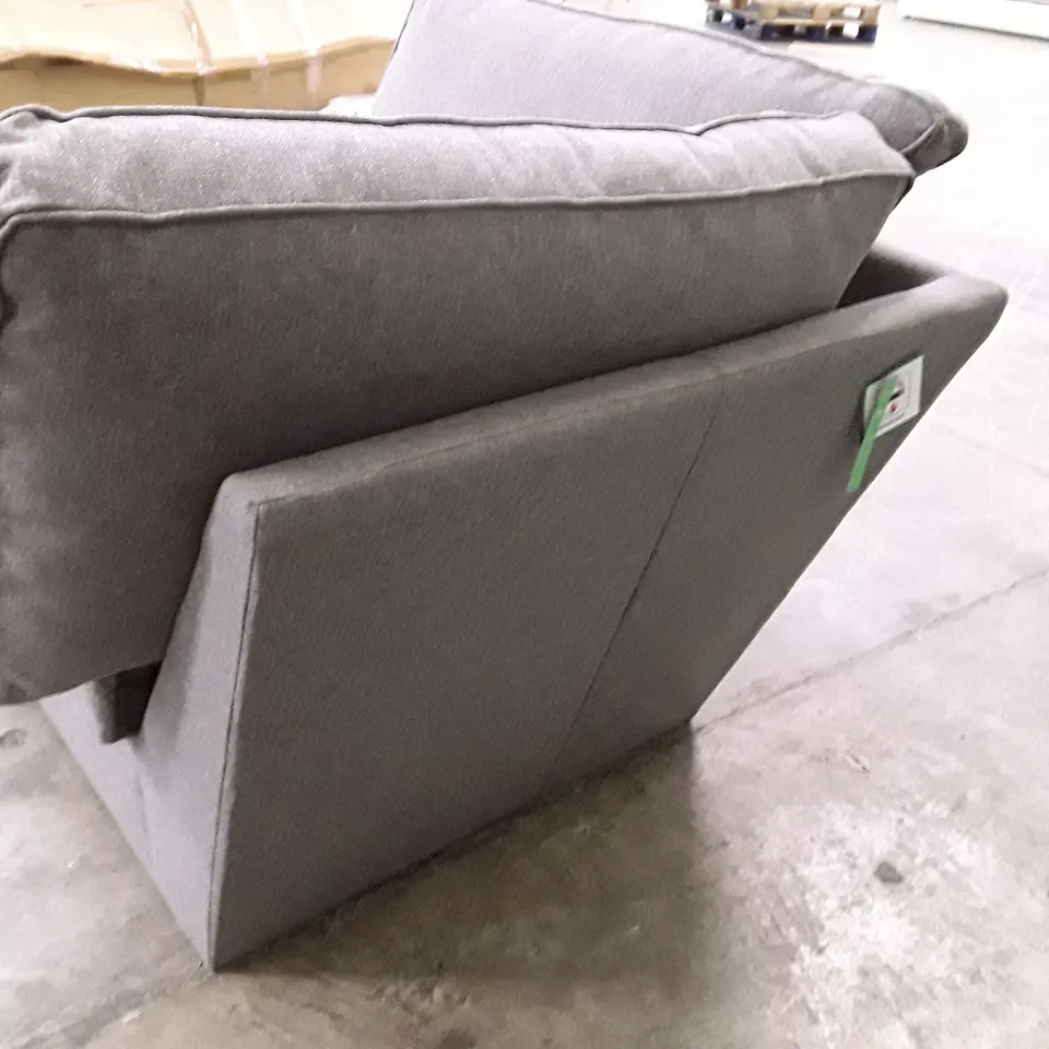 QUALITY DESIGNER SOFA CORNER SECTION - GREY FABRIC 