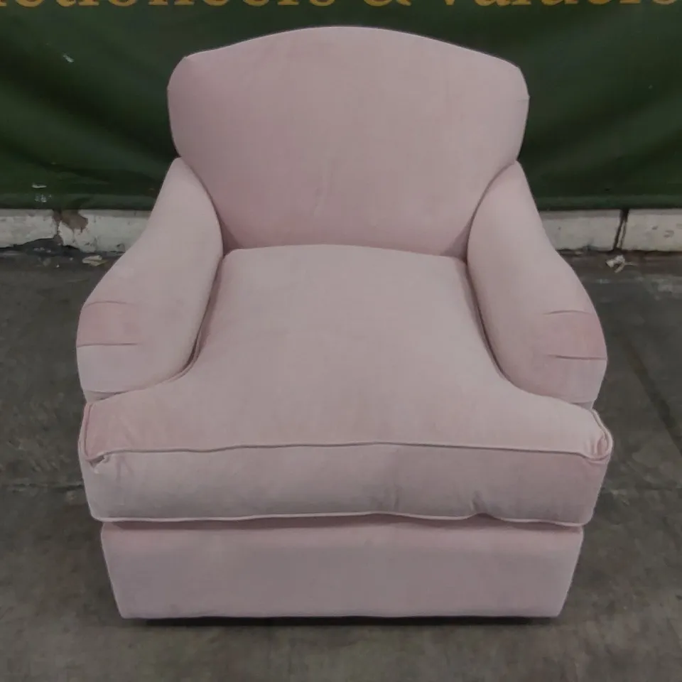 QUALITY DESIGNER THE APPLEDOE ARMCHAIR - PETAL VELVET