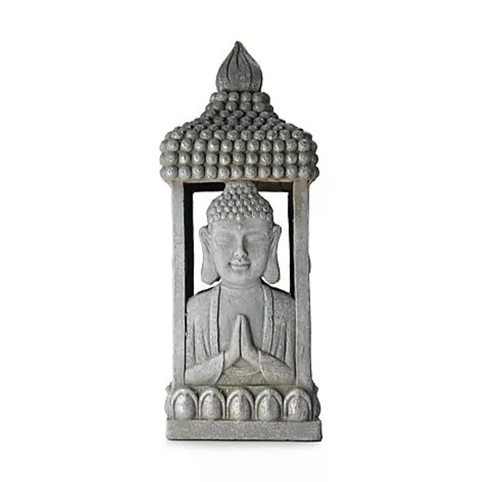 MY GARDEN STORIES SOLAR LED BUDDHA TEMPLE