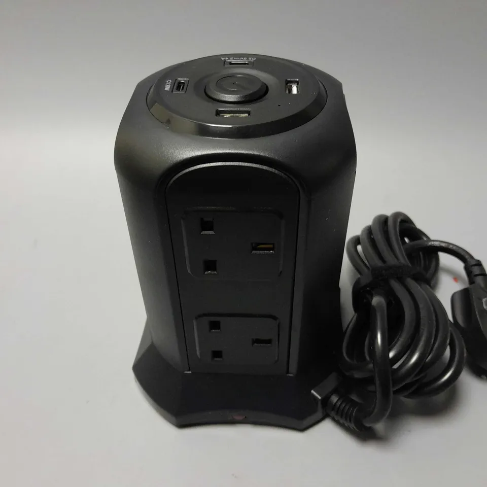 BOXED VERTICAL POWER SOCKET (TP-VB4U8K-C_)