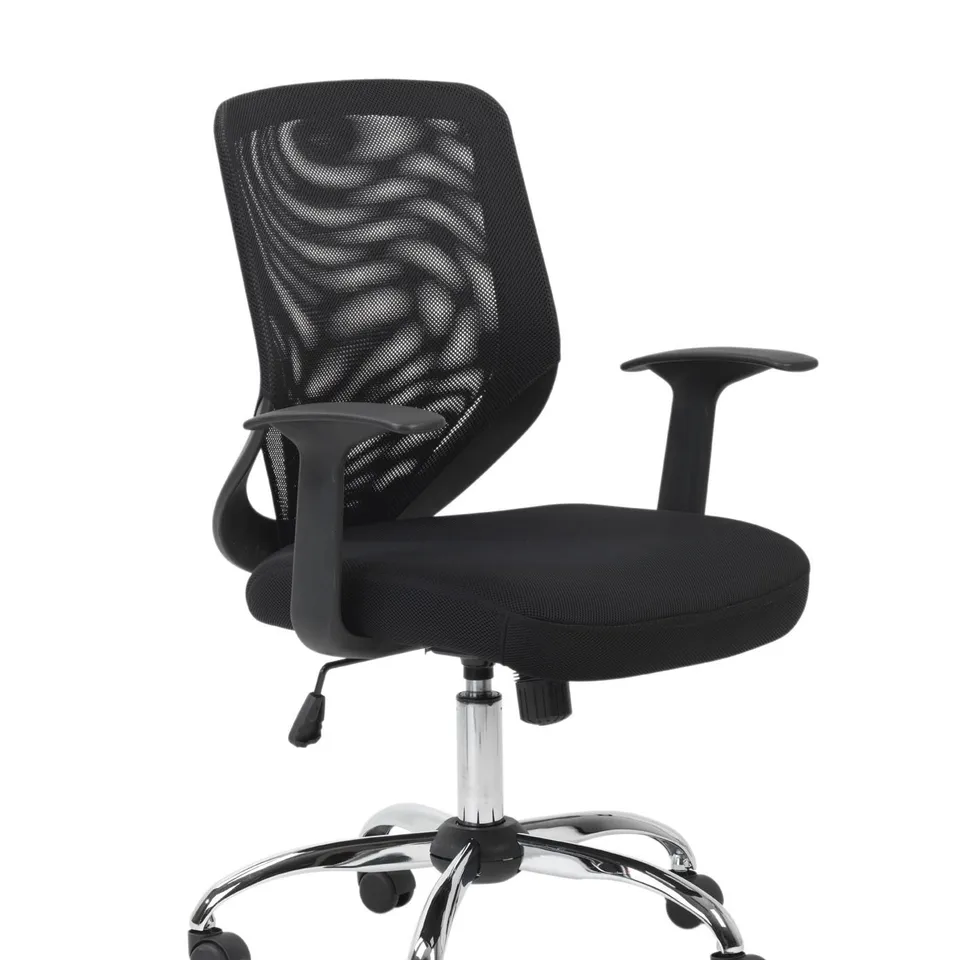 BOXED ALPHASON ATLANTA BLACK AND GREY MESH OFFICE CHAIR (AOC9201-M-GRY) - (1 BOX)