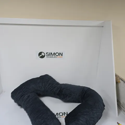 GREY U SHAPED BODY PILLOW