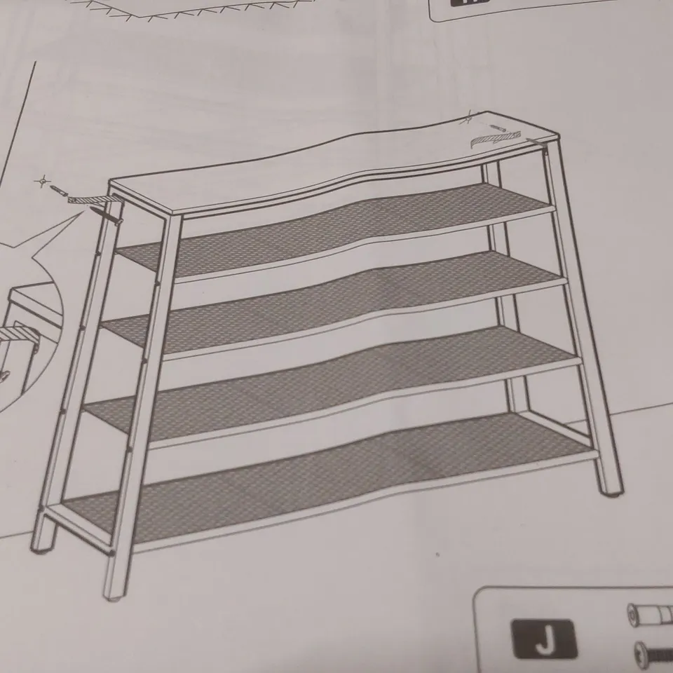 16 PAIR SHOE STORAGE BENCH (1 ITEM)