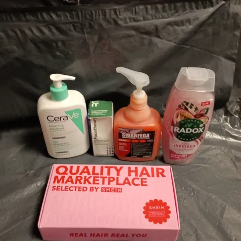 APPROXIMATEY 20 ASSORTED HEALTH AND BEAUTY PRODUCTS TO INCLUDE - RADOX SHOWER GEL - CERAVE FOAMING CLEANSER AND SWARFEGA HAND CLEANER