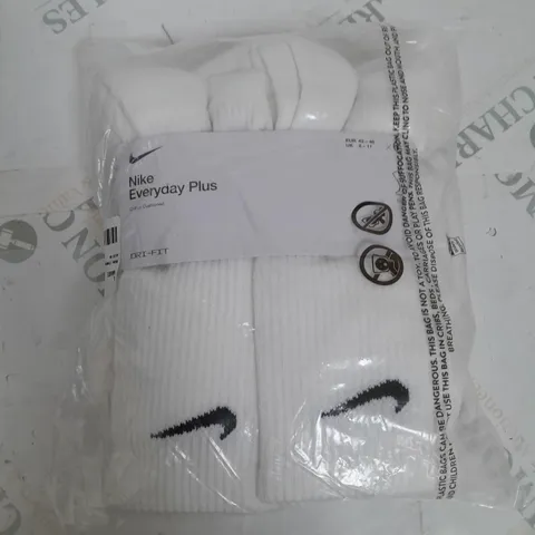 6-PACK OF NIKE EVERYDAY SOCKS - 8/11