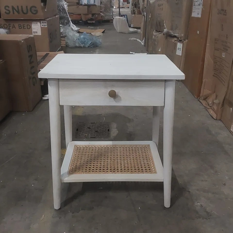 ATKIN AND THYME WOODEN SIDE TABLE