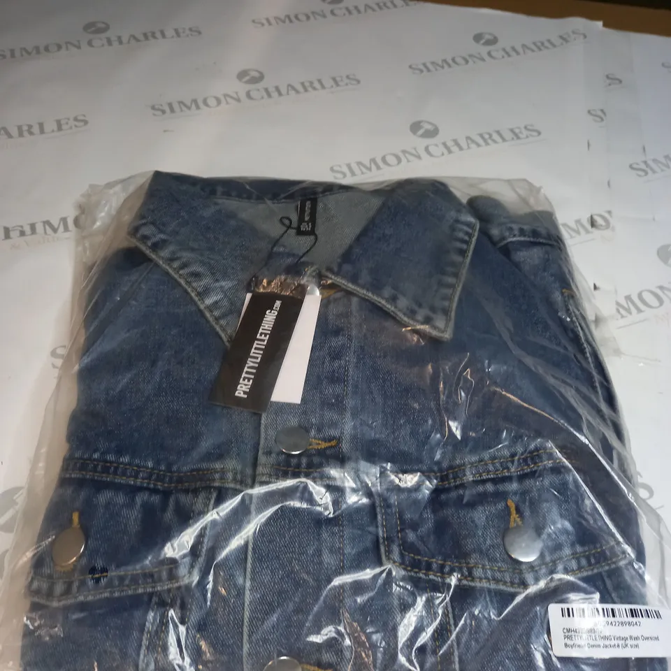PRETTY LITTLE THING DENIM JACKET SIZE 8