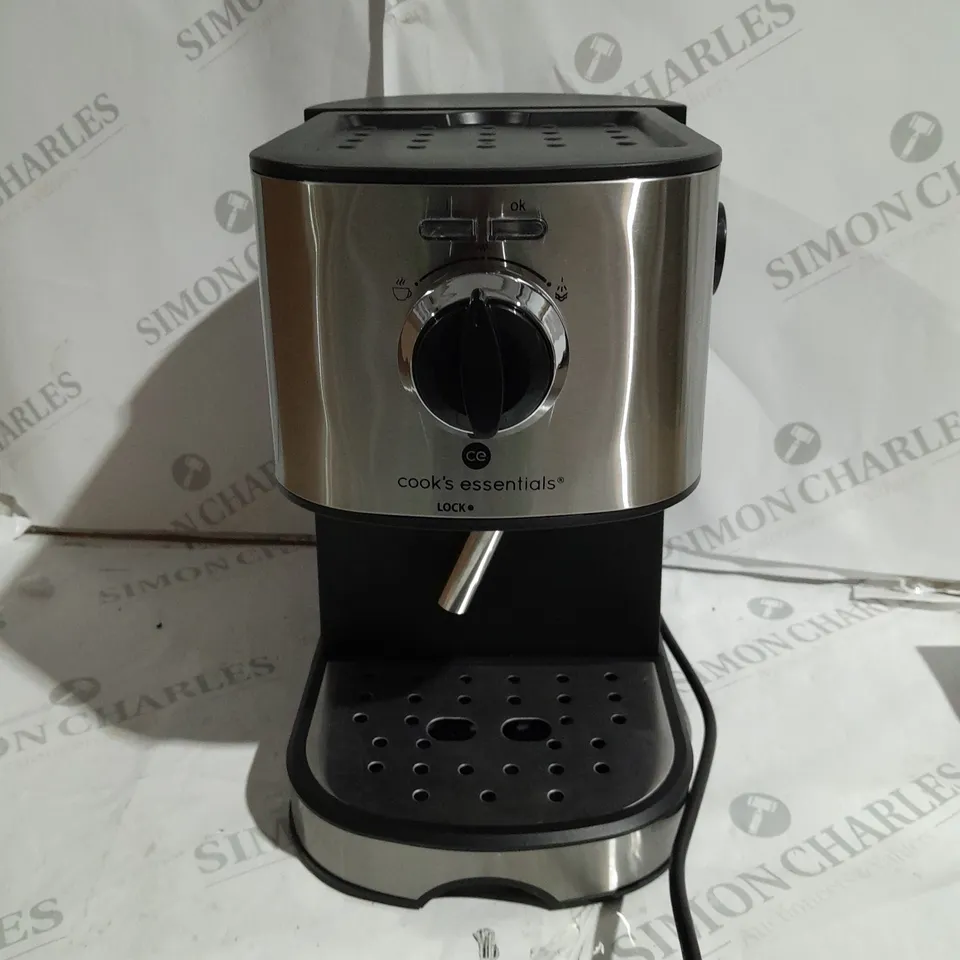 COOK'S ESSENTIALS PUMP ESPRESSO COFFEE MACHINE