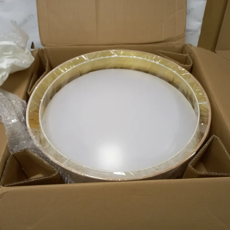 DAR 3 LIGHT FLUSH VELVET TAUPE SHADE 60CM 