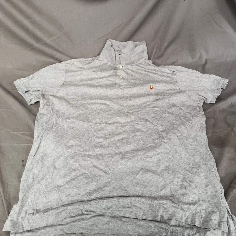 POLO RALPH LAUREN POLO SHIRT – GREY – XL