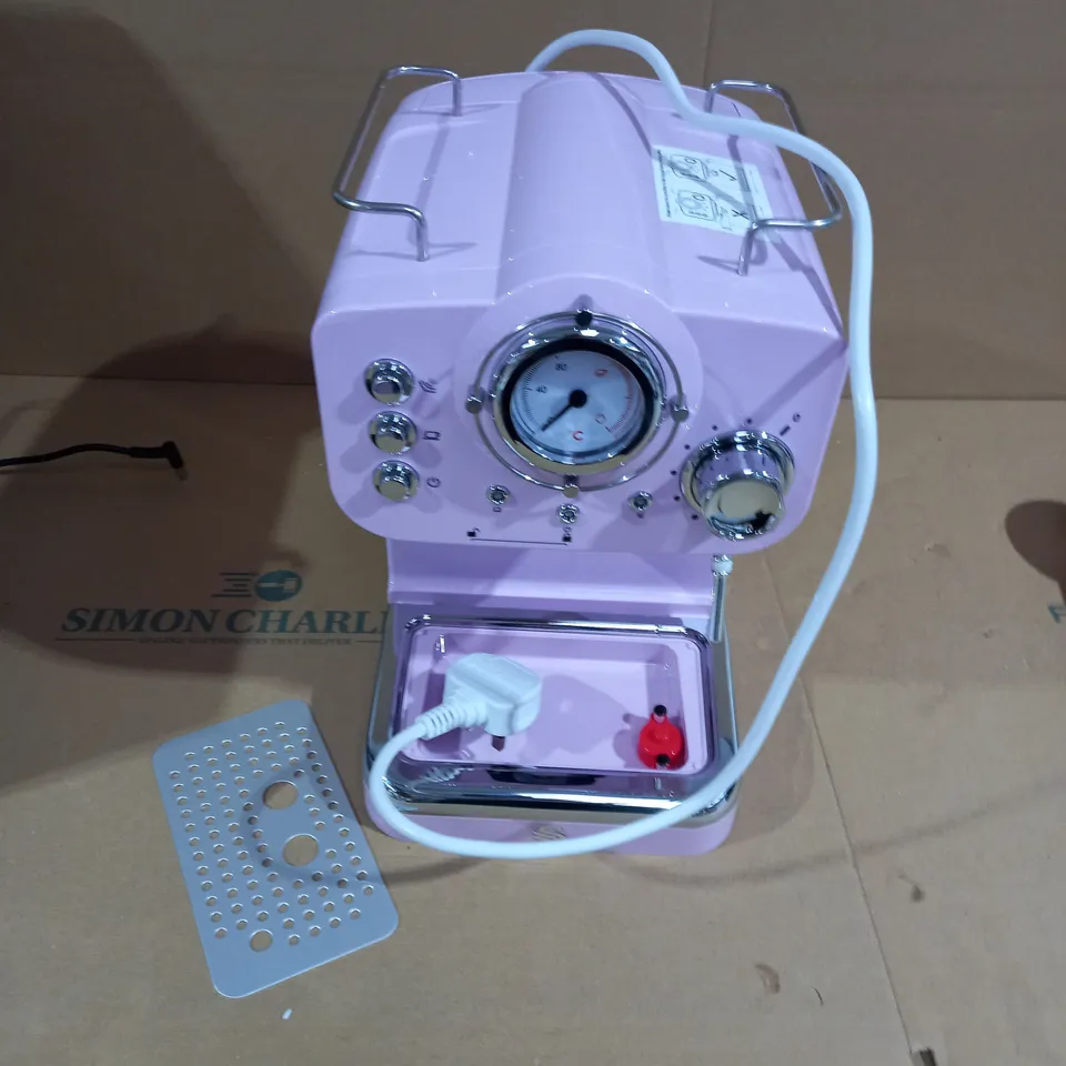 SWAN ESPRESSO COFFEE MACHINE - PINK